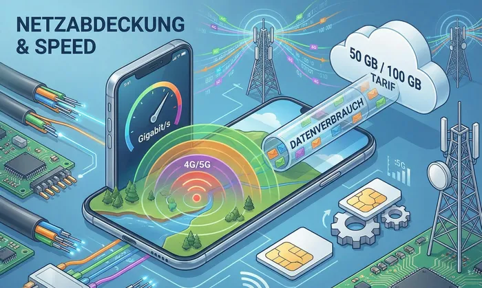 Netzabdeckung und Surfgeschwindigkeit Worauf bei Netzabdeckung und Surfgeschwindigkeit wirklich geachtet werden sollte